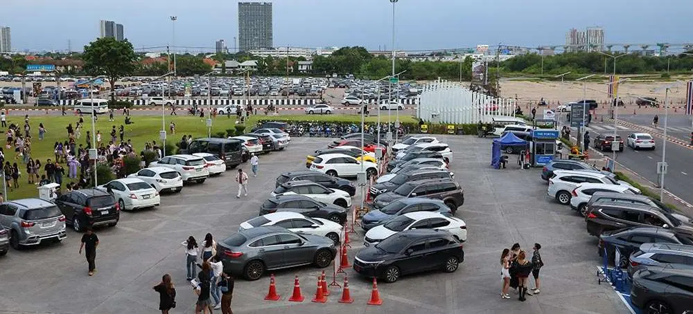 The Portal outdoor parking
