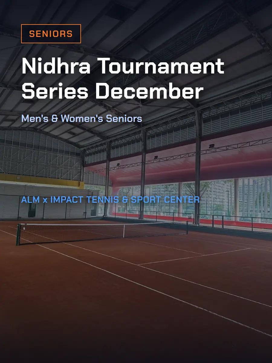 Nidhra Tournament Series รายการ Seniors เดือนธันวาคม